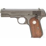Colt Mod. 1903 Hammerless .32 Pocket, U.S. GovernmentKal. .32 ACP, Nr. 571905, Blanker Lauf, Länge