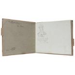 Prof. Louis Braun (1836 - 1916) - SkizzenbuchTonpapier, Bleistift, weiße Kreide, eine Skizze mit