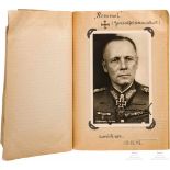 Album eines Wiesbadener HJ-Jungen mit über 50 Autographen von Ritterkreuzträgern, etc., 1942-