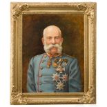 Kaiser Franz Joseph I. von Österreich - Portraitgemälde von Emanuel Salomon Friedberg-Mirohorsky,