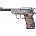 Walther P 38, Code "ac 41"Kal. 9 mm Luger, Nr. 1111a, Nummerngleich. Interessante Seriennummer. Fast