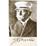 Ferdinand von Zeppelin (1838 - 1917) - Original-Autograf auf AnsichtskarteDie Unterschrift in