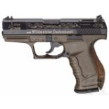 Walther P 99 Anti-Stress "La Chasse" nach Wildmeister Duderstaedt, graviert, im KofferKal. 9 mm