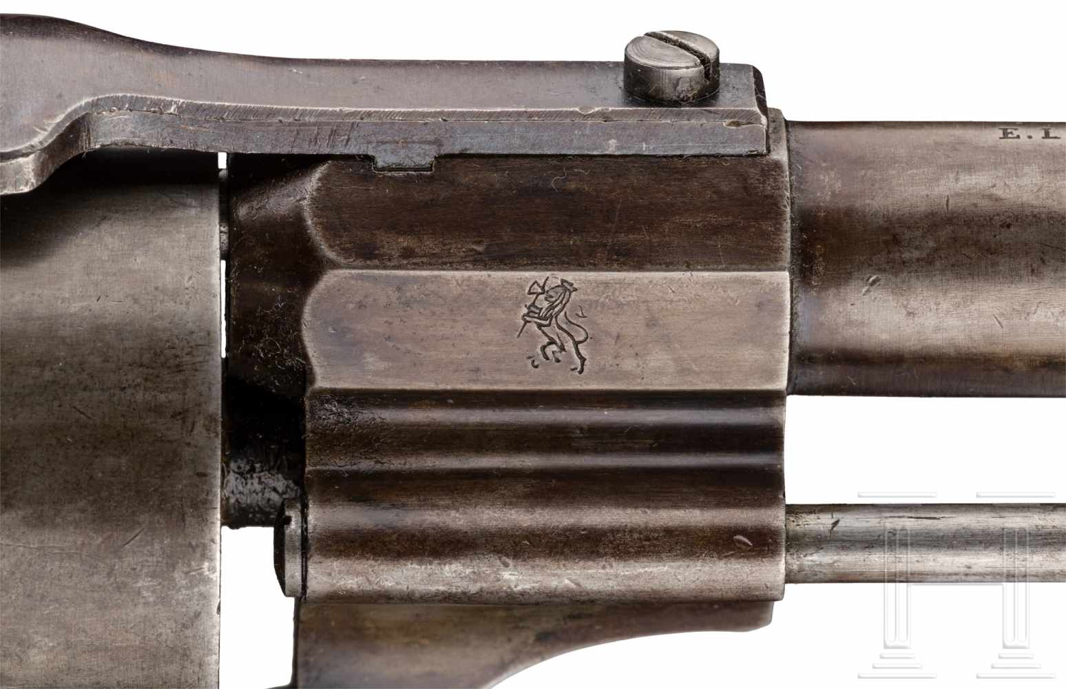 Revolver Lefaucheux Mod. 1864-98, für Kavallerie und ArtillerieKal. 12 mm SF, Nr. 81324, - Image 3 of 3