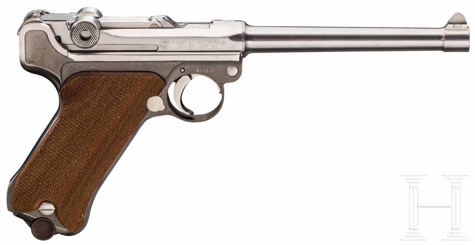 Luger, Stoeger American Eagle, StainlessKal. 9 mm Luger, Nr. N6014, Blanker Lauf, Länge 150 mm. - Image 2 of 2