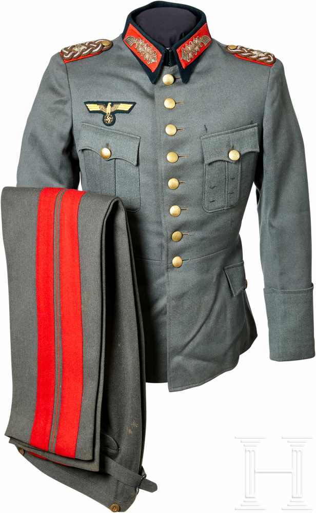 Ritterkreuzträger Generalleutnant Kurt Oppenländer - UniformMaßgeschneiderter Waffenrock aus