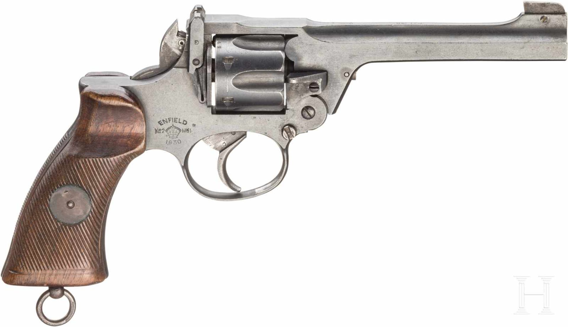 Revolver Webley & Scott (Enfield) Commando, SN 4262, Kal. .38 S&WKal. .38 S & W, Nr. 4262, - Bild 2 aus 2