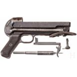 Griffstück mit Schulterstütze zur MP 40Nr. 4049, nummerngleich. Code "cos" mit Abnahme Adler/