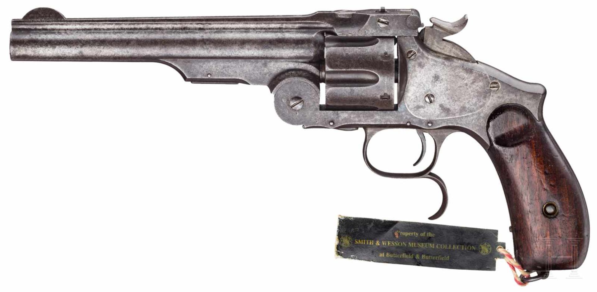 Smith & Wesson New Model No. 3, Ludwig Loewe, BerlinKal. .44 S&W Russian, Nr. 6938, Nummerngleich.