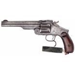 Smith & Wesson New Model No. 3, Ludwig Loewe, BerlinKal. .44 S&W Russian, Nr. 6938, Nummerngleich.