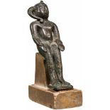Statuette des Harpokrates, Ägypten, Dritte Zwischenzeit und Spätzeit, 7. - 4. Jhdt. v. Chr.Sitzfigur