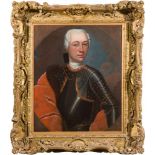 Portrait des Markgrafen Friedrich III. von Brandenburg, Bayreuth, datiert 1741Öl auf Leinwand.