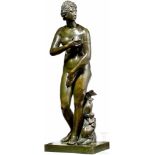 Sehr feine Skulptur der Venus Medici nach dem Vorbild der Antike, Rom, ca. 1780/90Eleganter,
