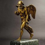 Bedeutende, feuervergoldete, klassizistische Skulptur des Kronos, Paris, um 1780Imposante,