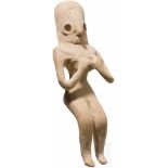 Weibliches Terrakotta-Idol, Indus Valley Civilization, Pakistan-Nordwestindien, 3. Jtsd. v. Chr.