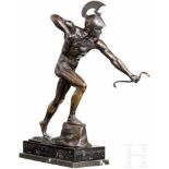 Otto Schmidt-Hofer - Skulptur eines griechischen Bogenschützen, deutsch, um 1900Bronze mit