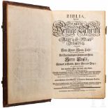 Biblia Germanica, die letzte Ausgabe der illustrierten Weimarer Kurfürstenbibel, A. Endter,