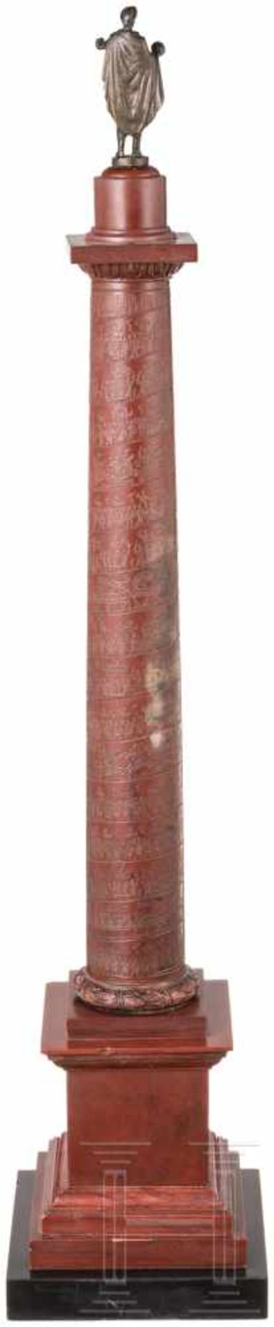 Idealtypische Miniatur der Mark-Aurel-Säule in Rom, Italien, fortgeschrittene 1. Hälfte 19. Jhdt. - Bild 2 aus 4
