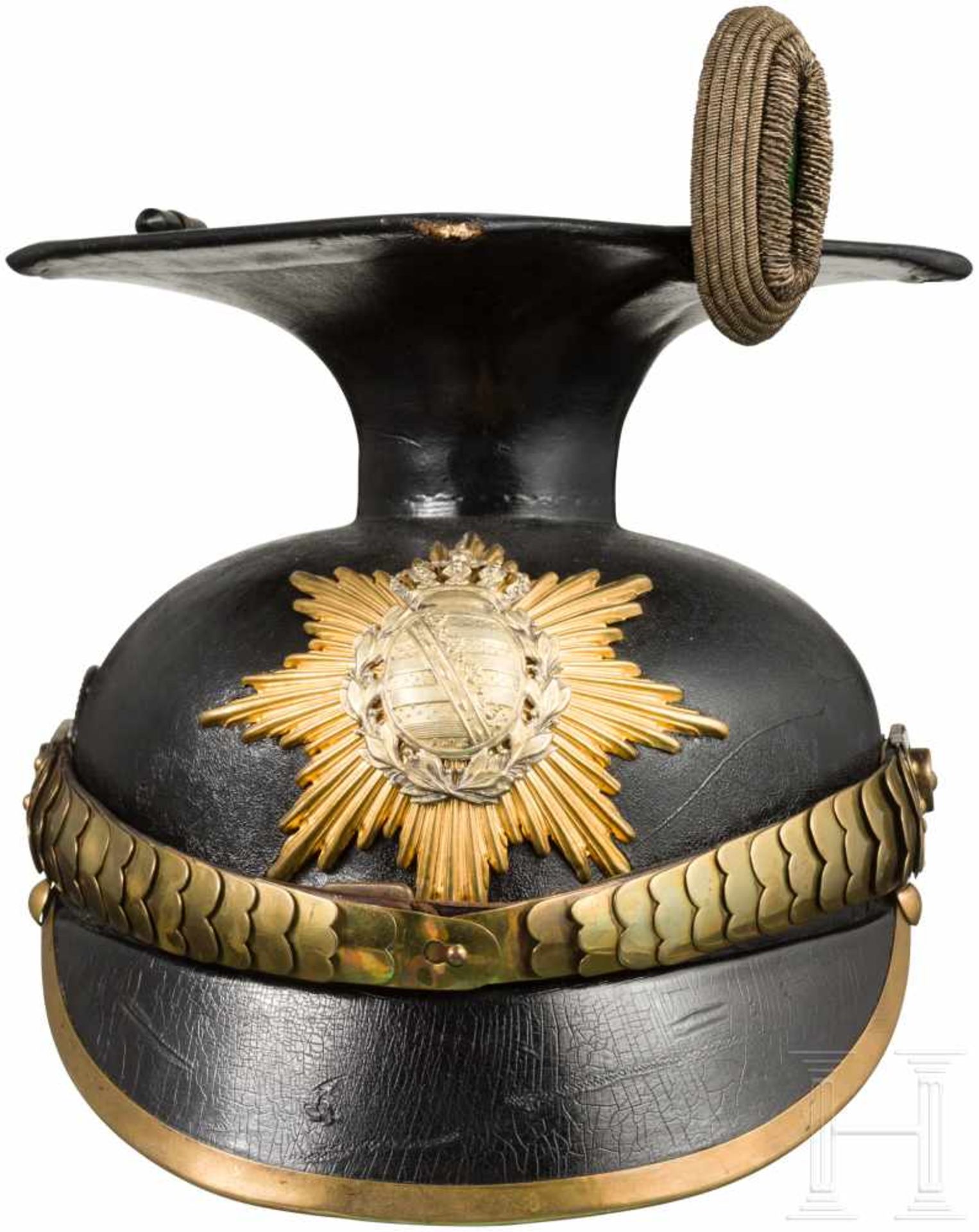 Tschapka für Einjährig-Freiwillige im K. S. 1. Ulanen-Regiment Nr. 17 "Kaiser Franz Joseph von