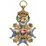 Herzoglich Braunschweigischer Orden Heinrich des Löwen - Ritterkreuz 1. KlasseSilber, vergoldet