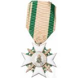 Königlich Sächsischer Verdienstorden, Ritterkreuz 1. Klasse mit SchwerternSilber vergoldet,
