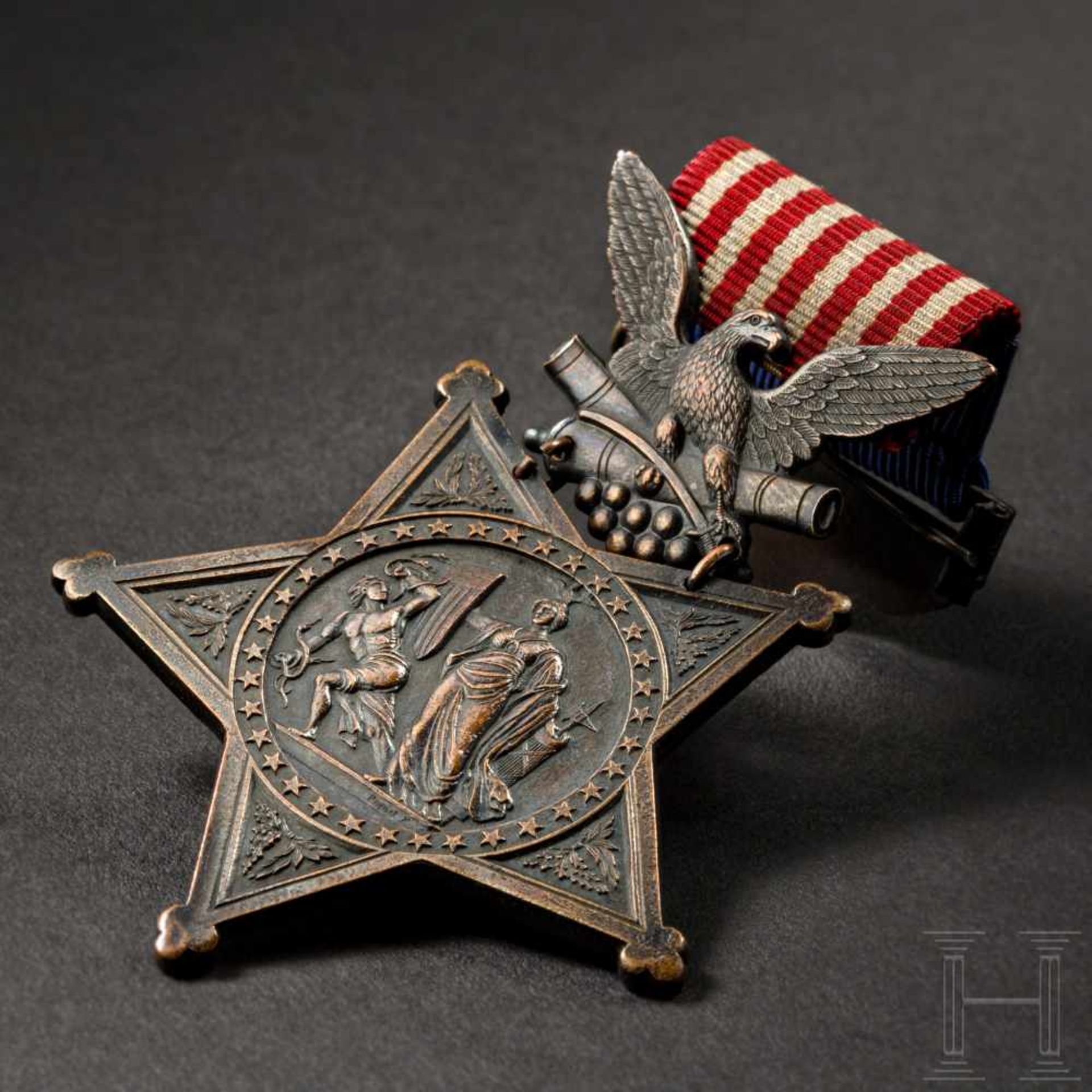 Private Machol - Medal of Honor, verliehen an den Indian Scout am 12. April 1875In Kupfer geprägter,