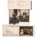 Kaiser Wilhelm II. und Familie - Autographen, Fotos, Schreiben u.v.m.Portrait-Fotopostkarte von