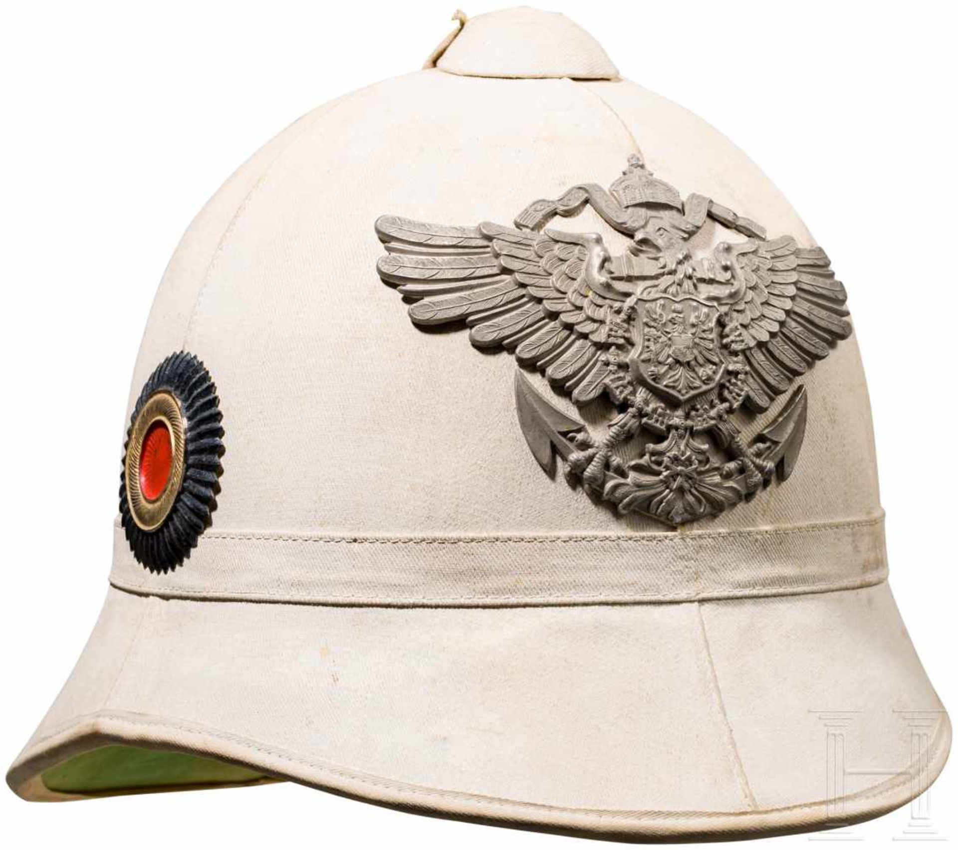 Tropenhelm für Angehörige der Kaiserlichen Marine/Seebataillone bzw. der Schutztruppe in den - Bild 6 aus 10