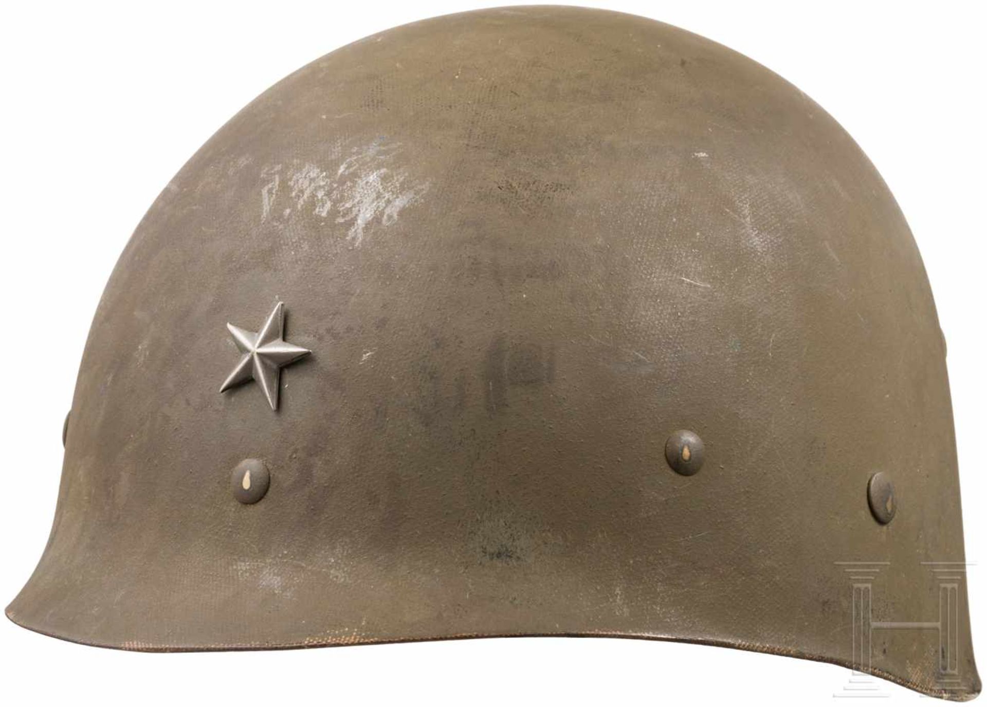 Innenhelm USM 1 für einen Brigadegeneral, 1940er JahreKunststoffglocke, ca. 95% des