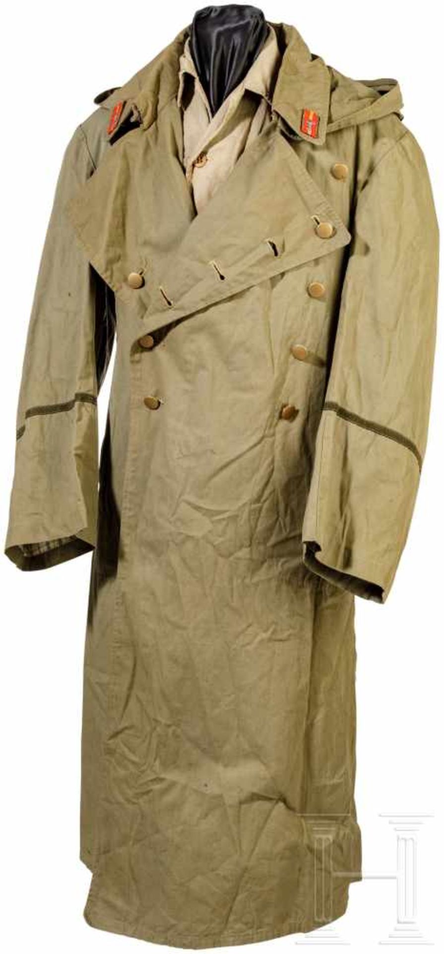 Uniform- und Ausrüstungsensemble für Oberleutnants im 2. WeltkriegGewebte Feldmütze aus grobem, - Bild 4 aus 7