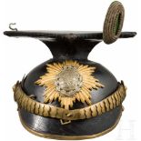 Tschapka für Offiziere im K. S. 1. oder 2. Ulanen-Regiment Nr. 17 oder 18, um 1910Schwarzer