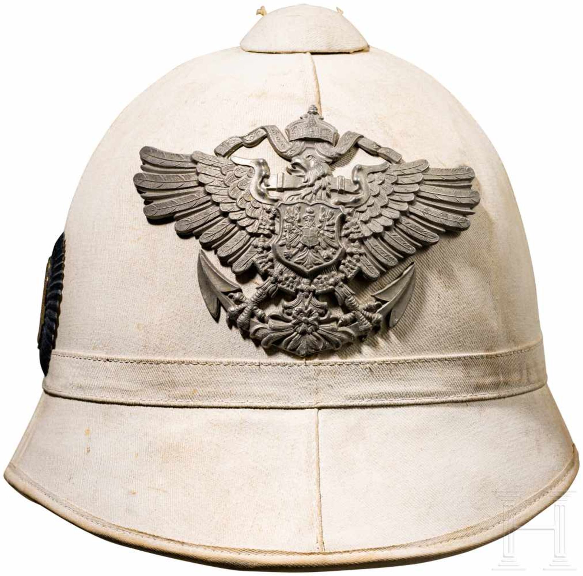 Tropenhelm für Angehörige der Kaiserlichen Marine/Seebataillone bzw. der Schutztruppe in den - Bild 2 aus 10