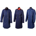 Drei Überröcke und ein Mantel, um 1900Überrock für einen Leutnant im Grenadier-Regiment "König Karl"