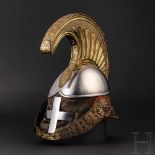 Helm für Angehörige der schweren Kavallerie des Königreichs Sardinien, 1831-49Eiserner Korpus, am