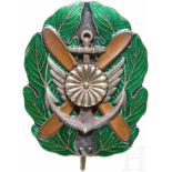 Leistungsabzeichen für Offiziere der Marineflieger, 2. WeltkriegSilber, Buntmetall, grün