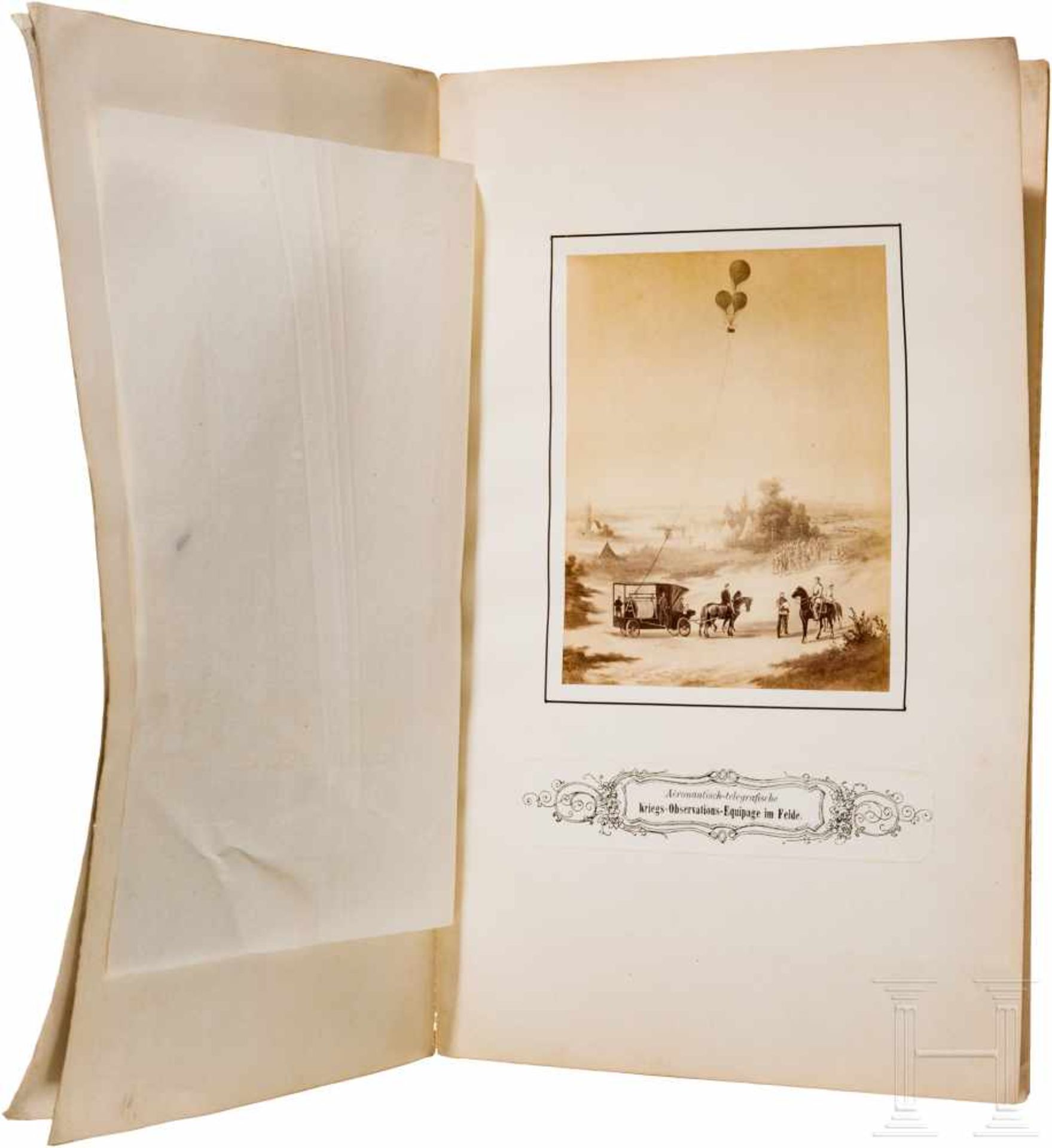 "Aeronautisch-telegrafische Kriegs-Observations-Equipage", 1867Carl Albert Mayerhofer, "Ingenieur,