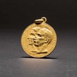 Goldene Medaille zur Erinnerung an die Hochzeit von Prinzessin Giovanna mit Zar Boris III. von