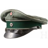 Feldmütze M1910 für Offiziere im Kürassier-Regiment "Graf Gessler" (Rheinisches) Nr. 8Weicher Korpus