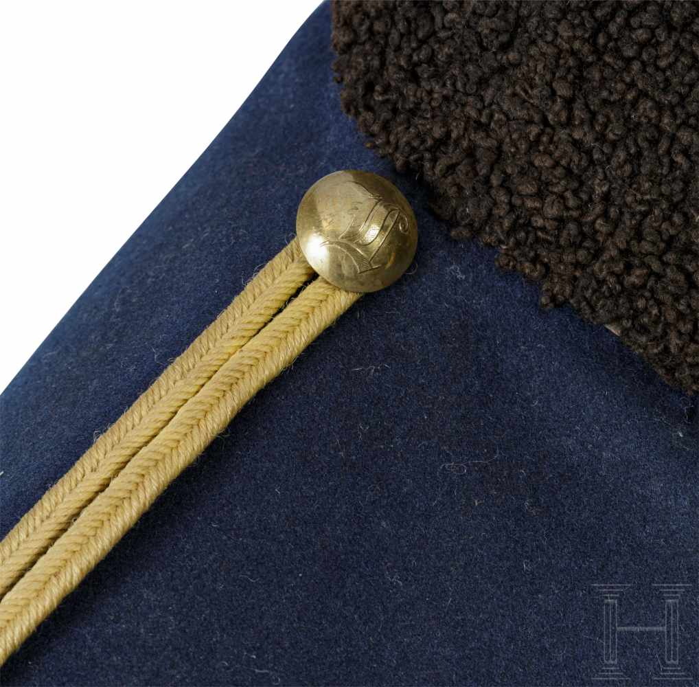 Pelz und Hose für Unteroffiziere der Husaren-Leib-EskadronDunkelblaues Tuch mit dunklem - Image 4 of 4