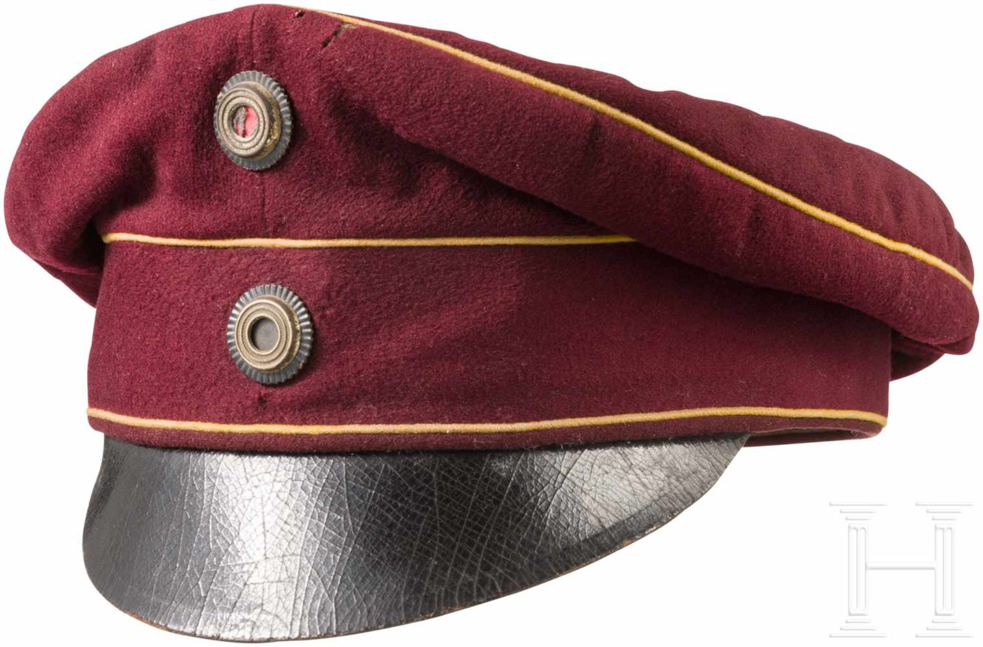 Weiche Schirmmütze ("Crusher") für Offiziere im Husaren-Regiment "von Schill" (1. Schlesisches)