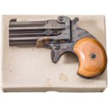 Derringer Maverick, Uberti, im KartonKal. .357 Mag., Nr. 3339, Nummerngleich. Blanke Läufe, Länge 80