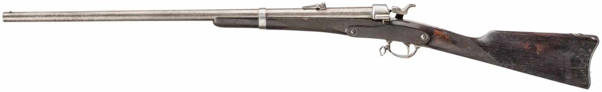 Joslyn Model 1862 RifleGezogener Lauf im Kaliber 14,8 mm, Seele rau, auf der Oberseite - Bild 2 aus 2