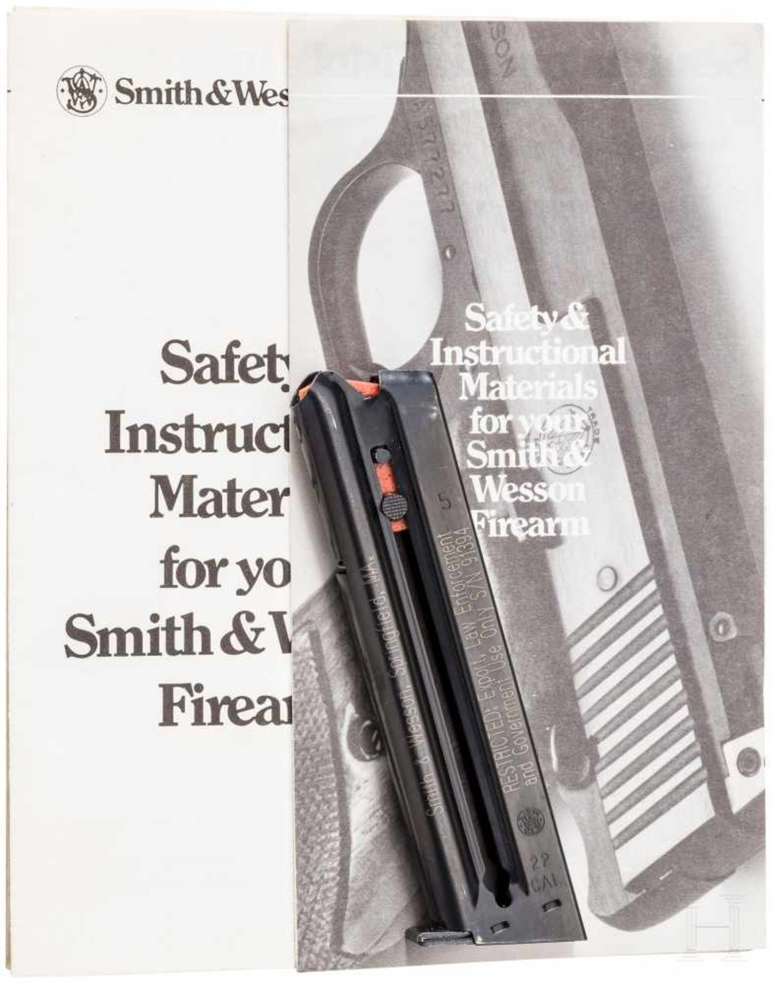 Smith & Wesson, Mod. 41, "The .22 Rimfire Single Action Target Pistol"Kal. .22 l. r., Nr. A717110, - Bild 3 aus 3