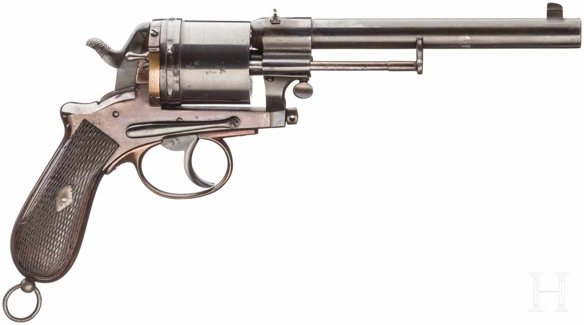 Revolver, Gasser Mod. 1870Kal. 11,2 x 36 R, Nr. 41648, Nummerngleich. Etwas rauer, stellenweise - Bild 2 aus 2