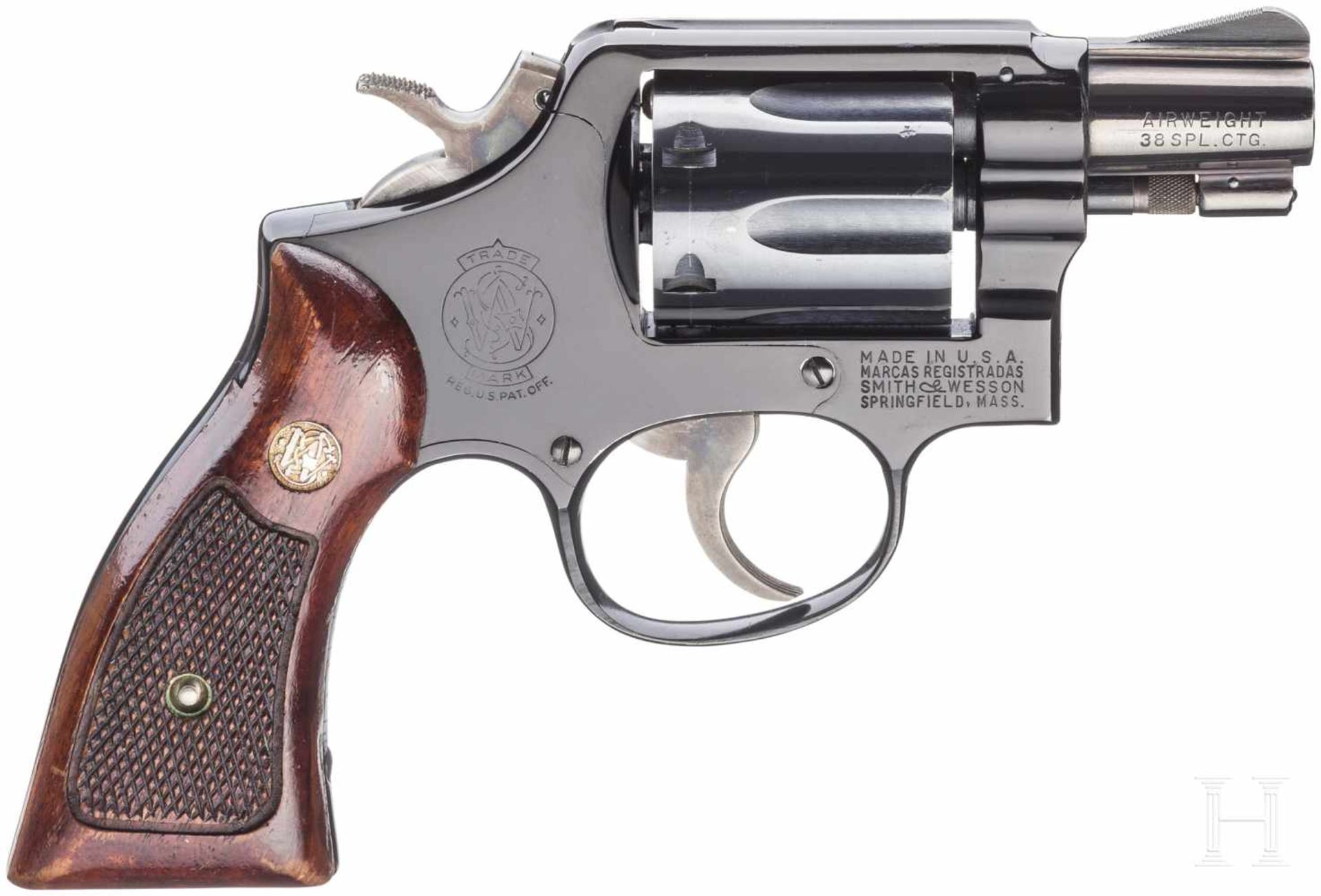 Smith & Wesson Mod. 12-2, "The .38 M & P Airweight"Kal. .38 S&W Spl., Nr. C947456, Blanker Lauf, - Bild 2 aus 2