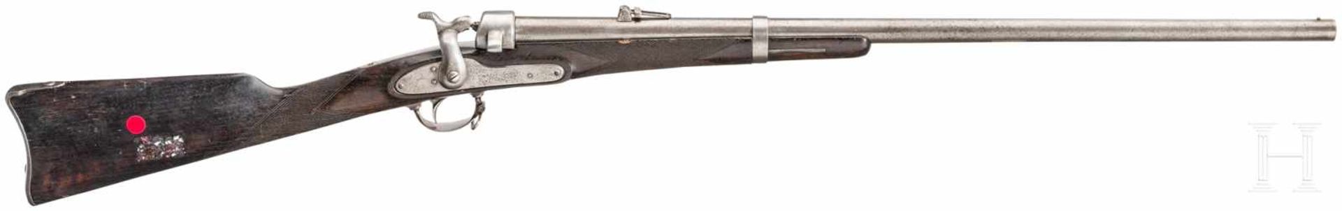 Joslyn Model 1862 RifleGezogener Lauf im Kaliber 14,8 mm, Seele rau, auf der Oberseite