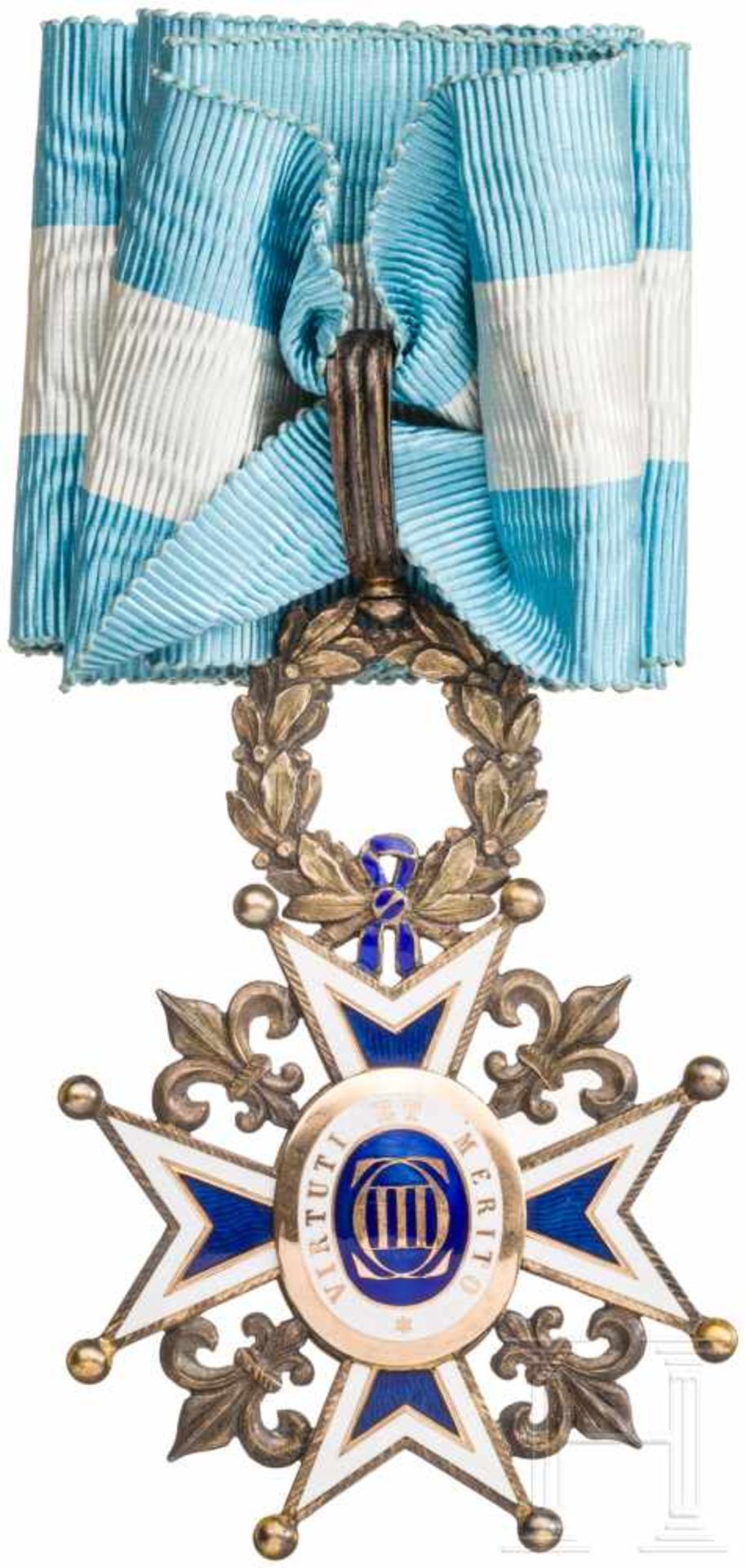 Order of Charles III - Commander's Cross, 5th model, SpainSilber, vergoldet und emailliert, das - Bild 2 aus 2