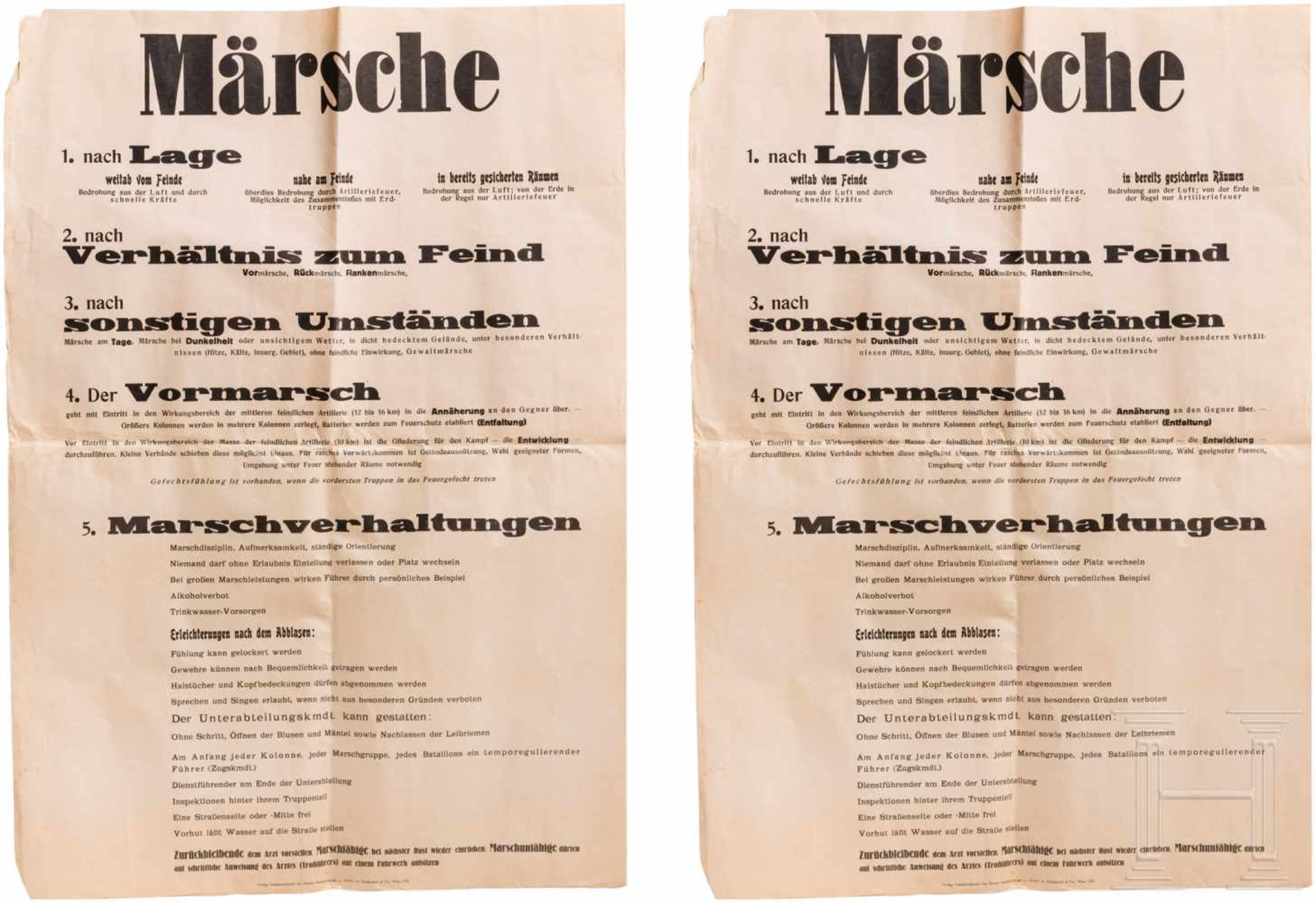 Three posters of the Landeswehramt of the Wiener Heimatschutzverein (Viennese Society for Homeland - Bild 5 aus 5