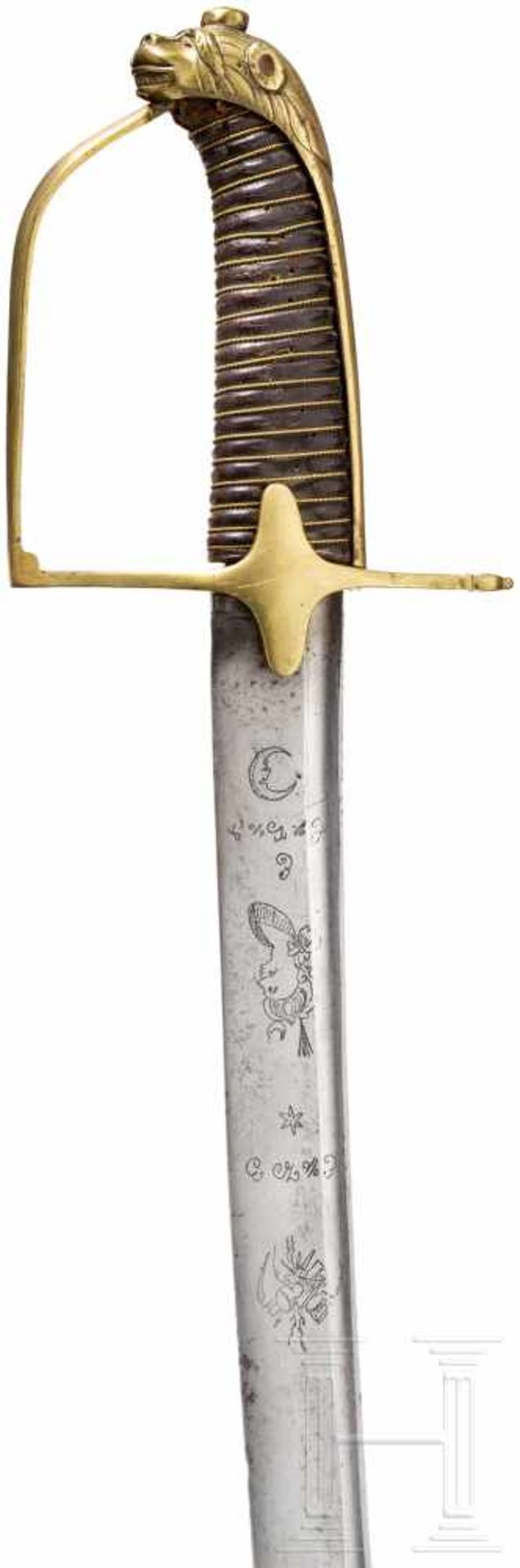 Infantry sabre for NCO´s, similar to M 1776 ("Prima Plana")Geschwungene Klinge mit beidseitigem, - Bild 3 aus 4