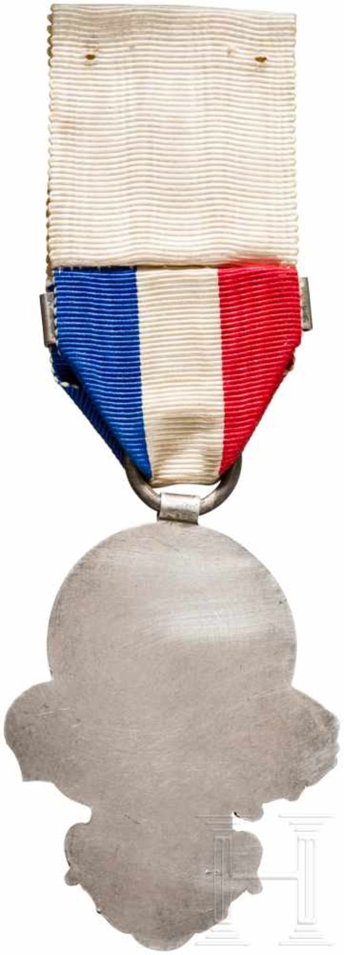 Medal of the French-Japanese Society, late 19th centuryWeißes Metall, einseitig reliefiert mit dem - Bild 2 aus 2